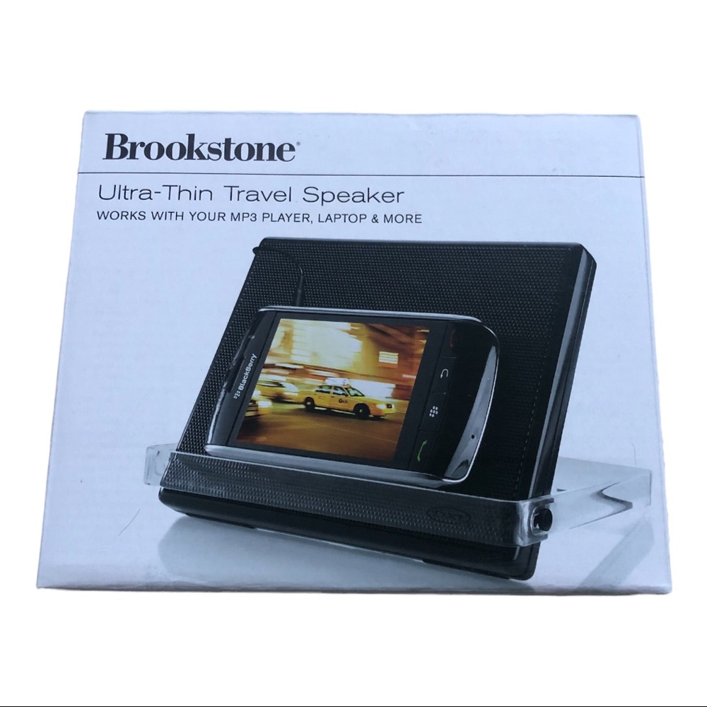 Brookstone Ultra-Thin Travel Speaker